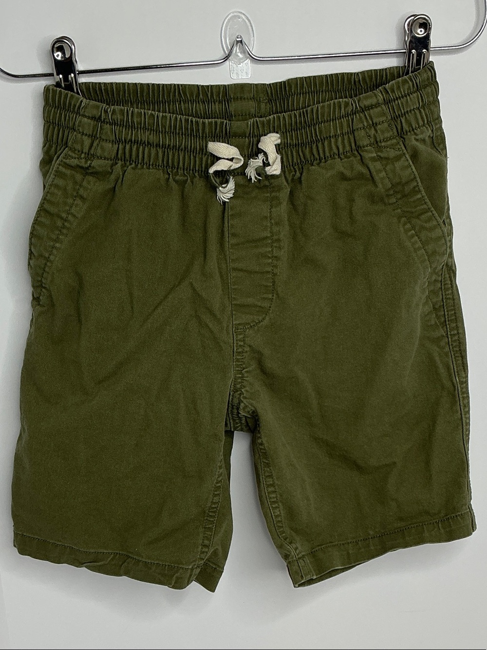 GAP Olive Drawstring Elastic-Waist Kids Shorts